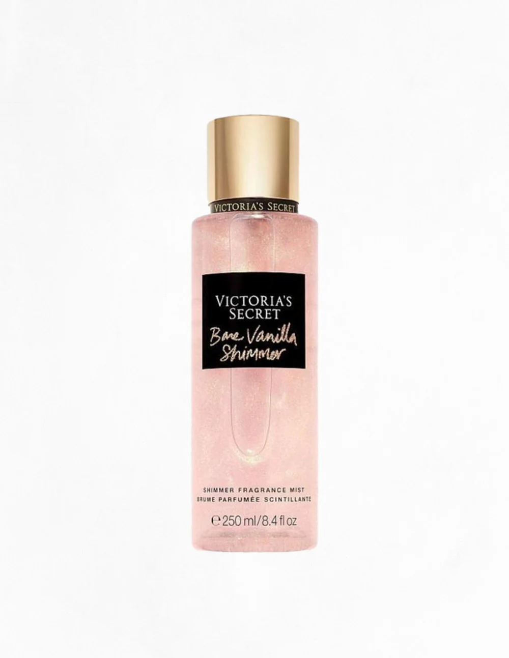 Body Mist Victoria Secret Bare Vanilla Shimmer 250ml Splash Mujer
