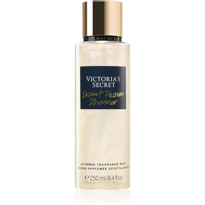 Body Mist Victoria Secret Coconut Passion Shimmer 250ml Splash Mujer