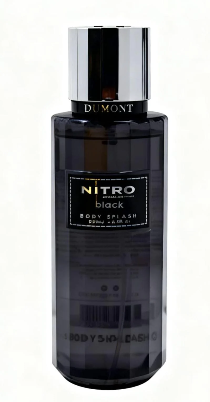 Body Splash Dumont Nitro Black 250 Ml Hombre