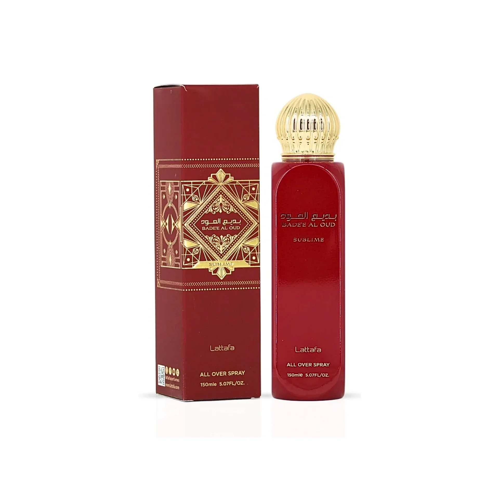 Body Spray Lattafa Spray Badee Al Oud Sublime All Over Perfume Spray 150Ml Unisex - Edicion Limitada