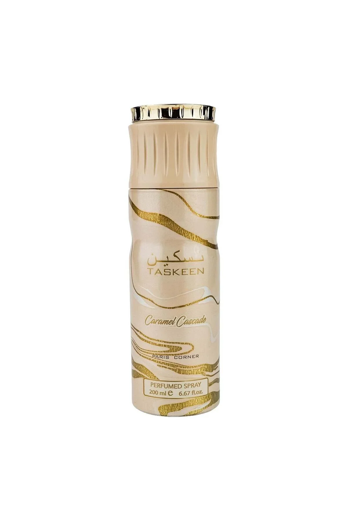 Desodorante Paris Corner Taskeen Caramel Cascade Perfume Spray 200 ml Unisex