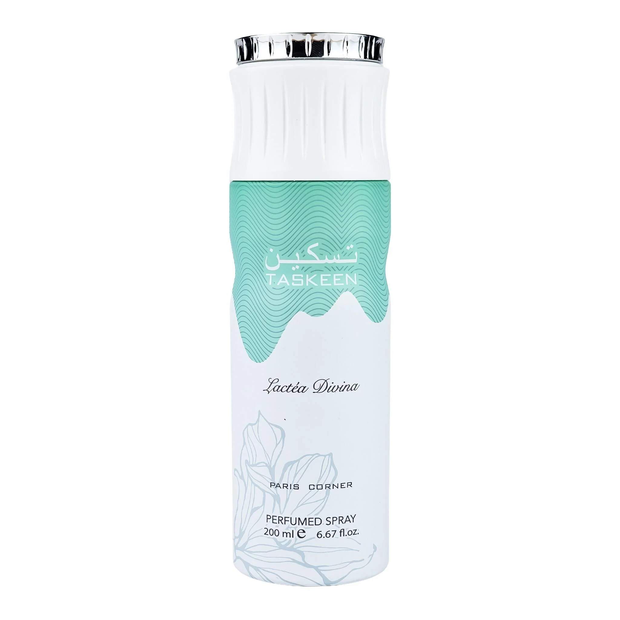Desodorante Paris Corner Taskeen Lactea Divina Perfume Spray 200 ml Mujer