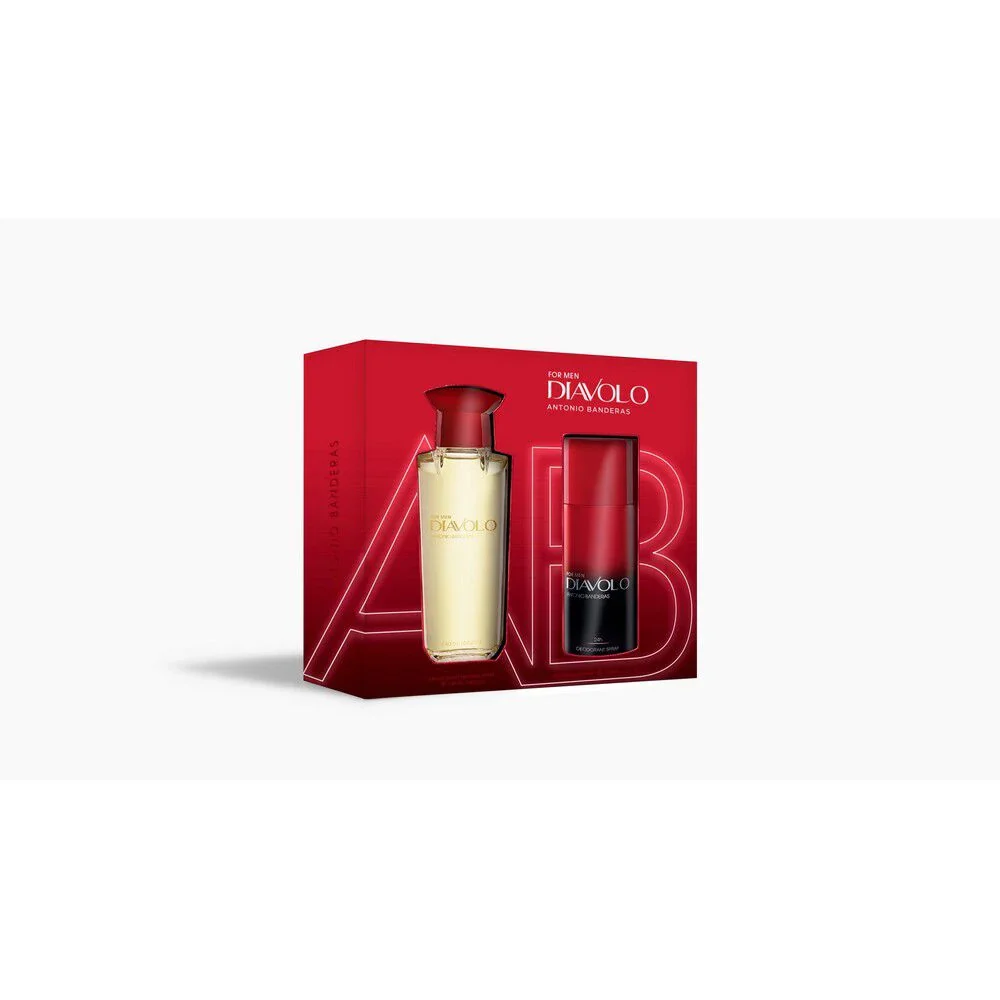 Estuche Antonio Banderas Diavolo Edt 100ml + Desodrante 150ml Hombre