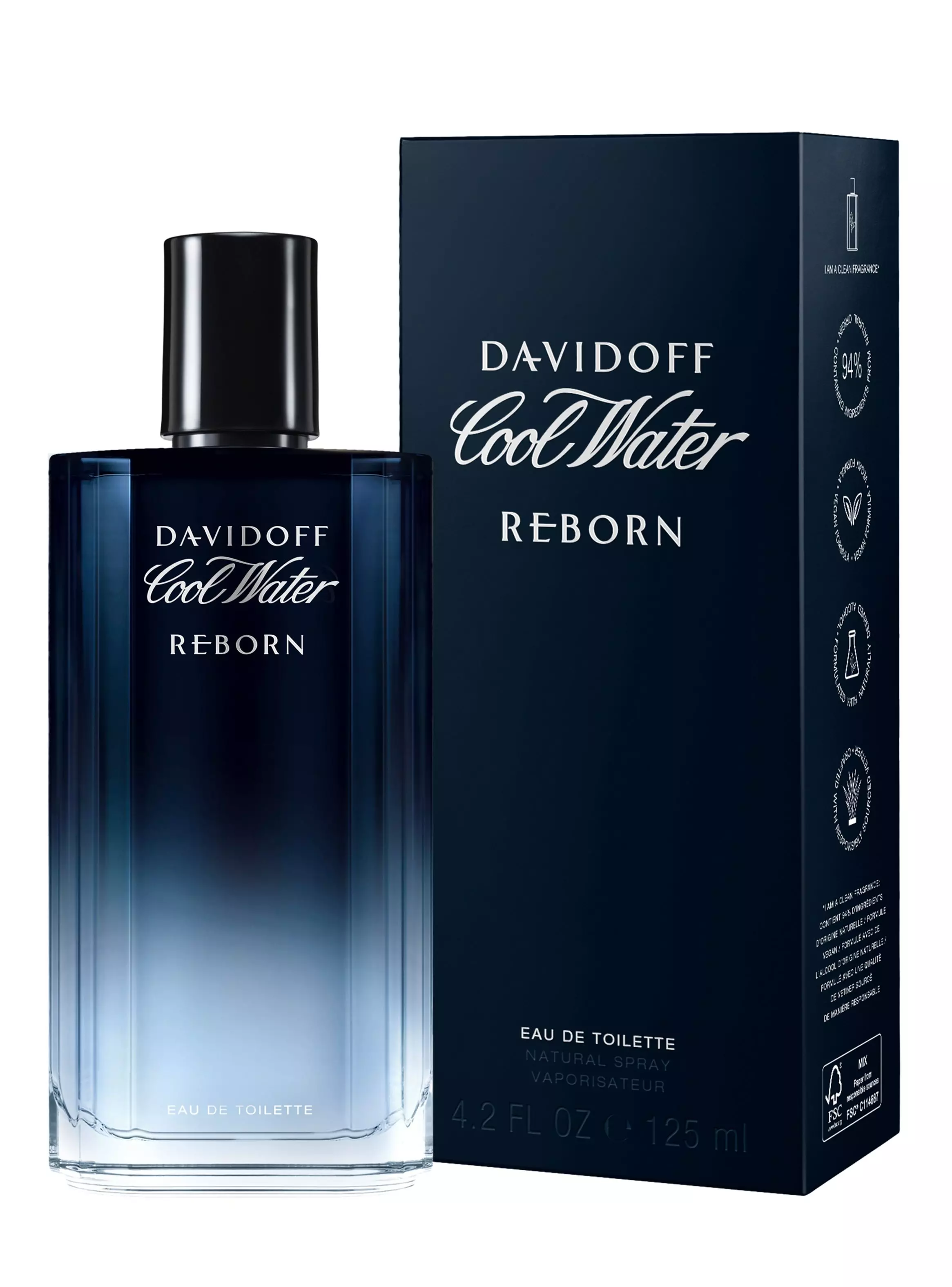 Perfume Davidoff Cool Water Reborn Edt 125ml Hombre - Nuevo Edicion