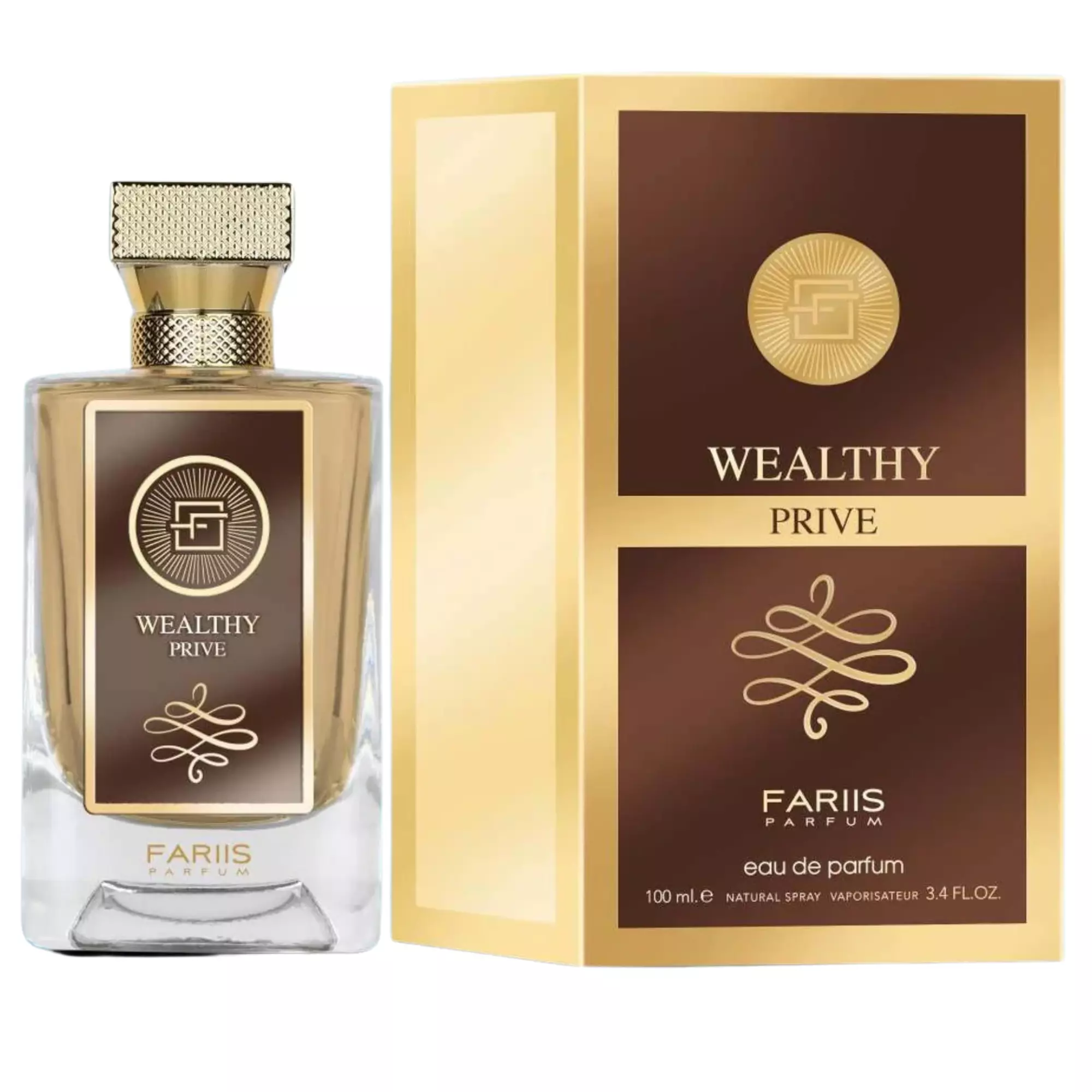 Perfume Fariis Wealthy Prive Edp 100Ml Unisex - One Million Prive