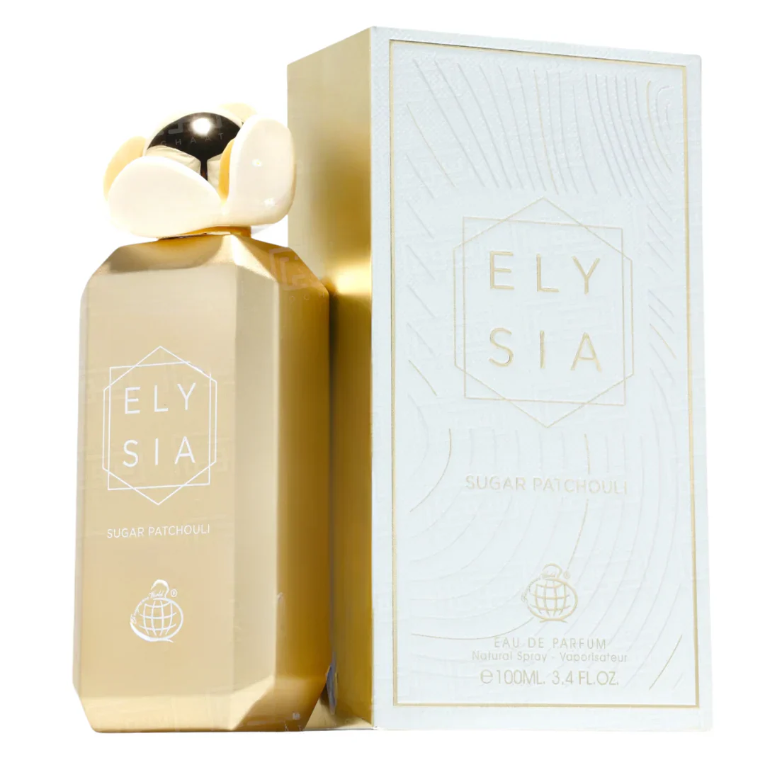 Perfume Fragrance World Elysia Sugar Patchouli Edp 100ML Mujer Como Vanilla Royale Sugared Patchouli