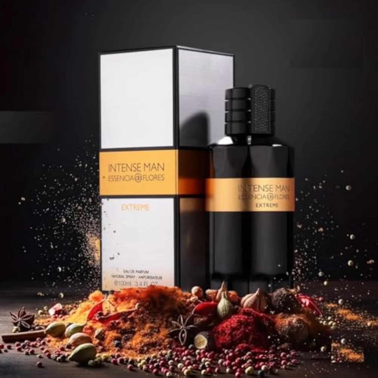 Perfume Fragrance World Intense Man Extreme Essencia Edp 100ml Hombre-Inspirado En Spicebomb Extreme