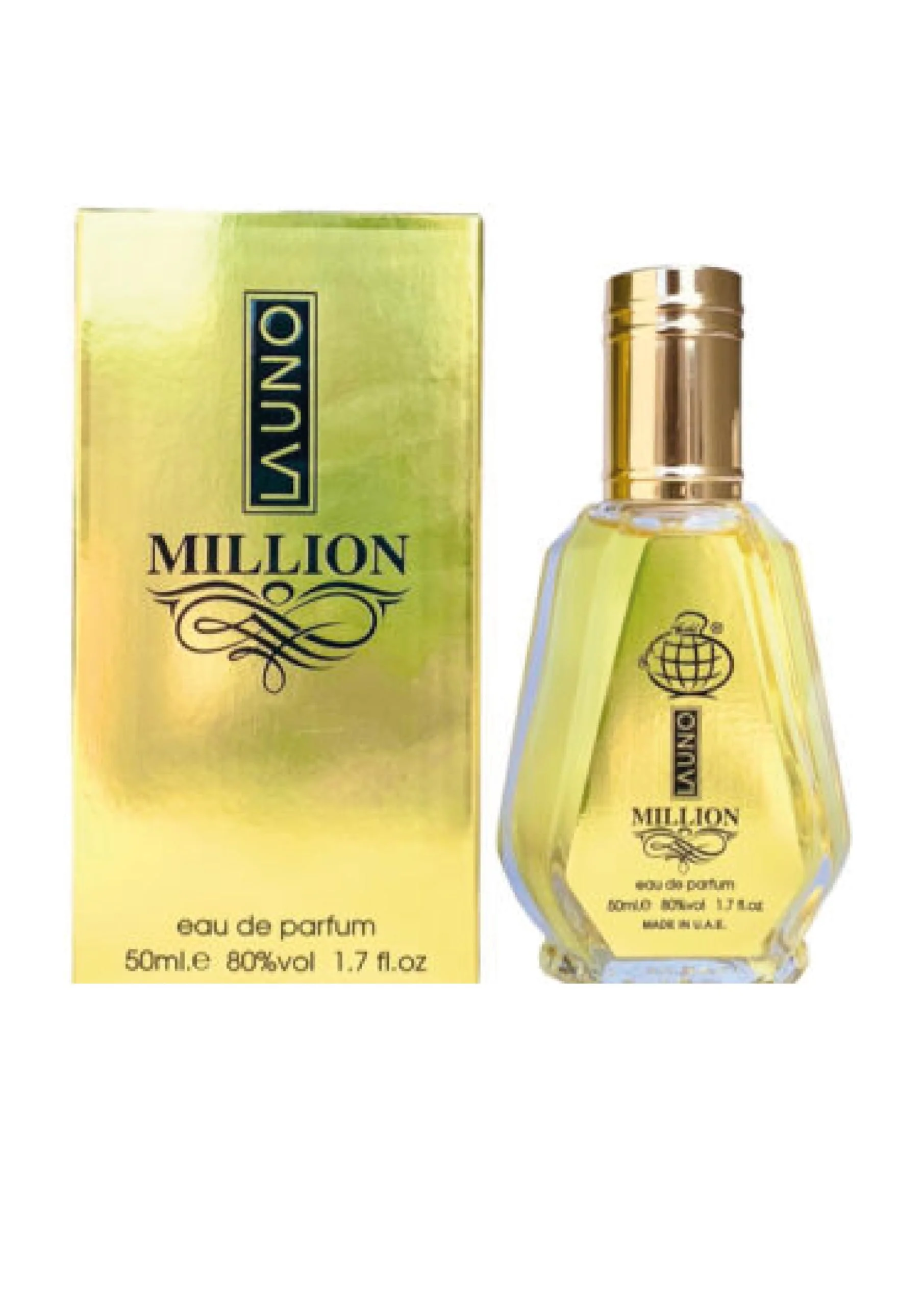 Perfume Fragrance World La Uno Million Edp 50Ml Hombre - Inspirado En One Million