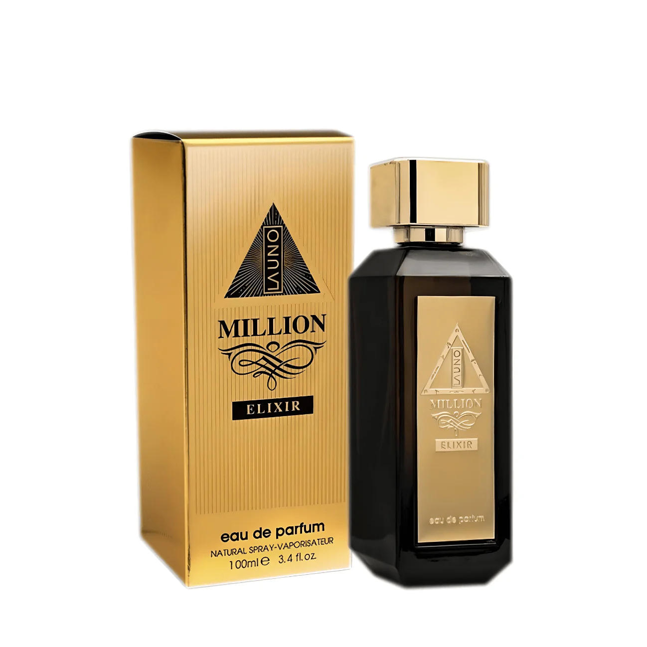 Perfume Fragrance World La Uno Million Elixir EDP 100 ml Hombre- Inspirado En One Million Elixir
