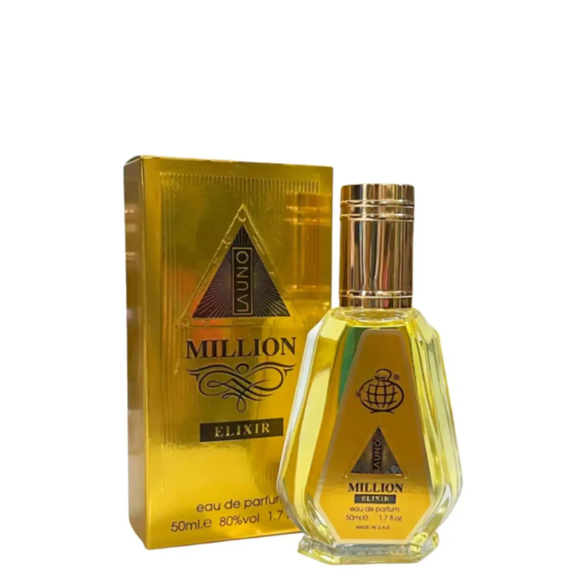 Perfume Fragrance World La Uno Million Elixir Edp 50Ml Hombre - Inspirado En One Million Elixir