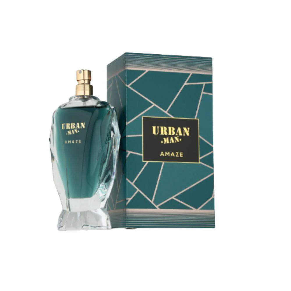 Perfume Fragrance World Urban Man Amaze Edp 90ML Hombre (Le Beau For Men)