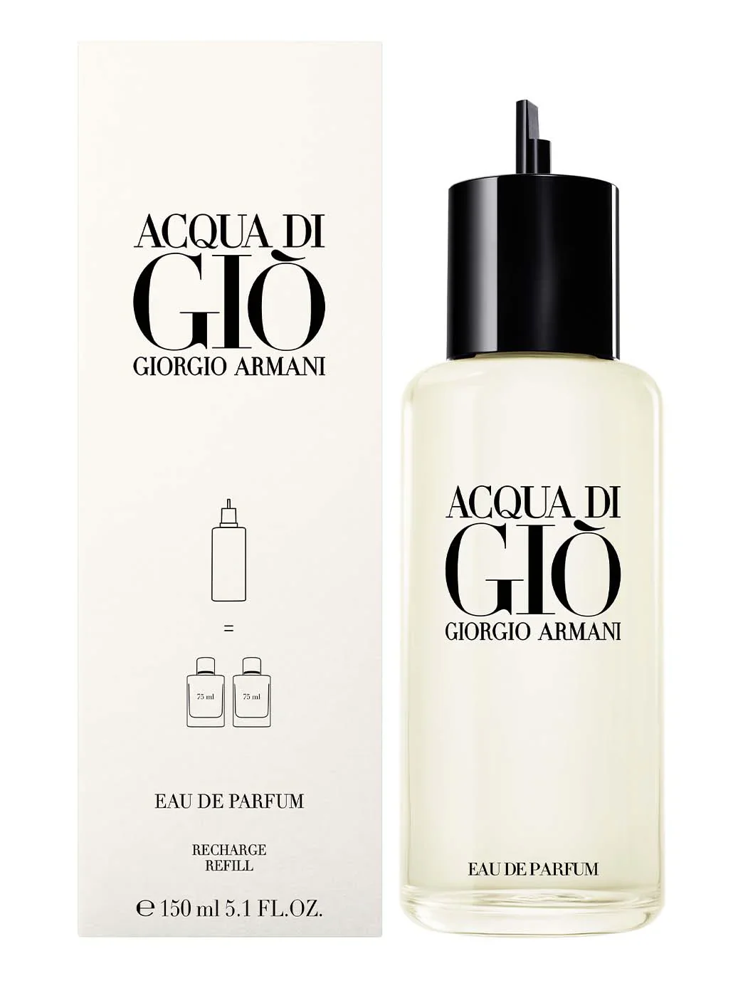 Perfume Giorgio Armani Acqua Di Gio Refill 150Ml Hombre Edp (Sin Celofan)