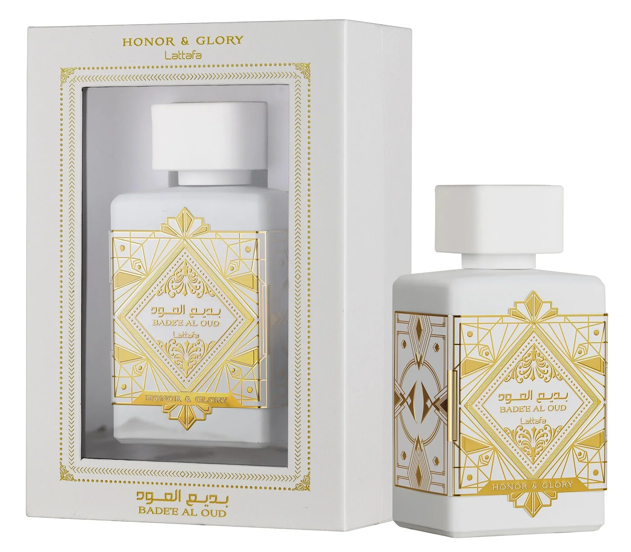 Perfume Lattafa Badee Al Oud Honor & Glory Edp 100ml Unisex - Blanco