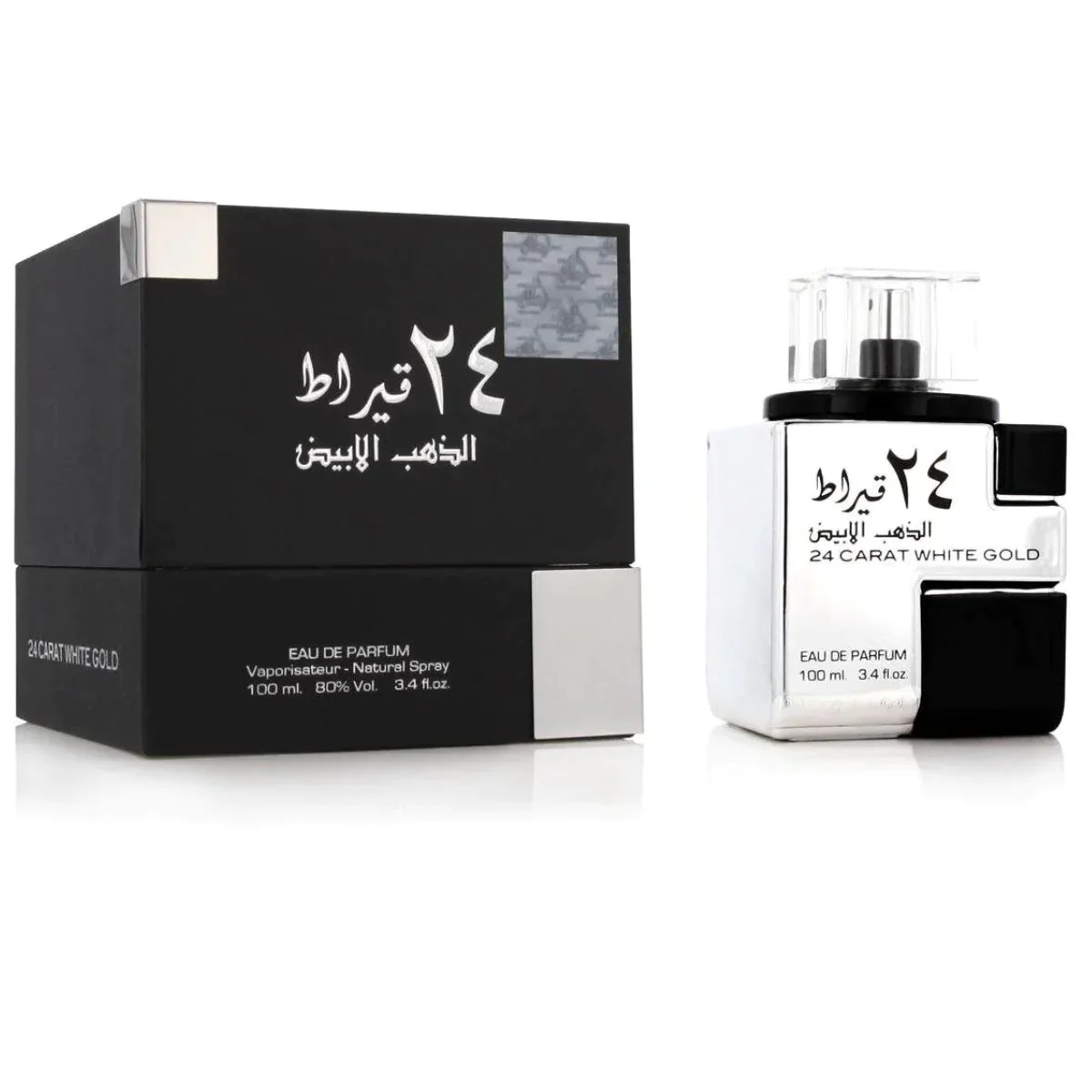 Perfume Lattafa Carat White Gold Edp 100Ml Unisex ( Light Blue pour Homme)
