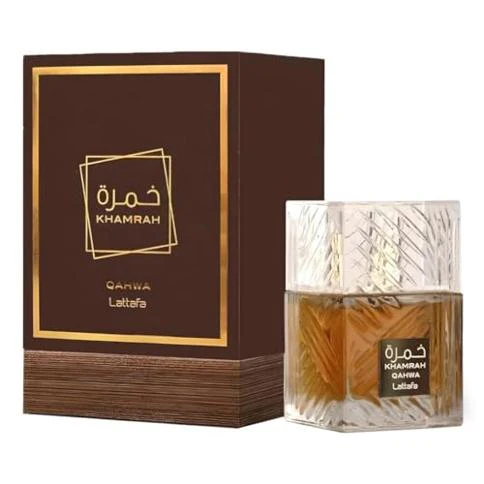Perfume Lattafa Khamrah Qahwa de Lattafa Edp 100 ml Unisex (Cafe) - Parecido a Uomo