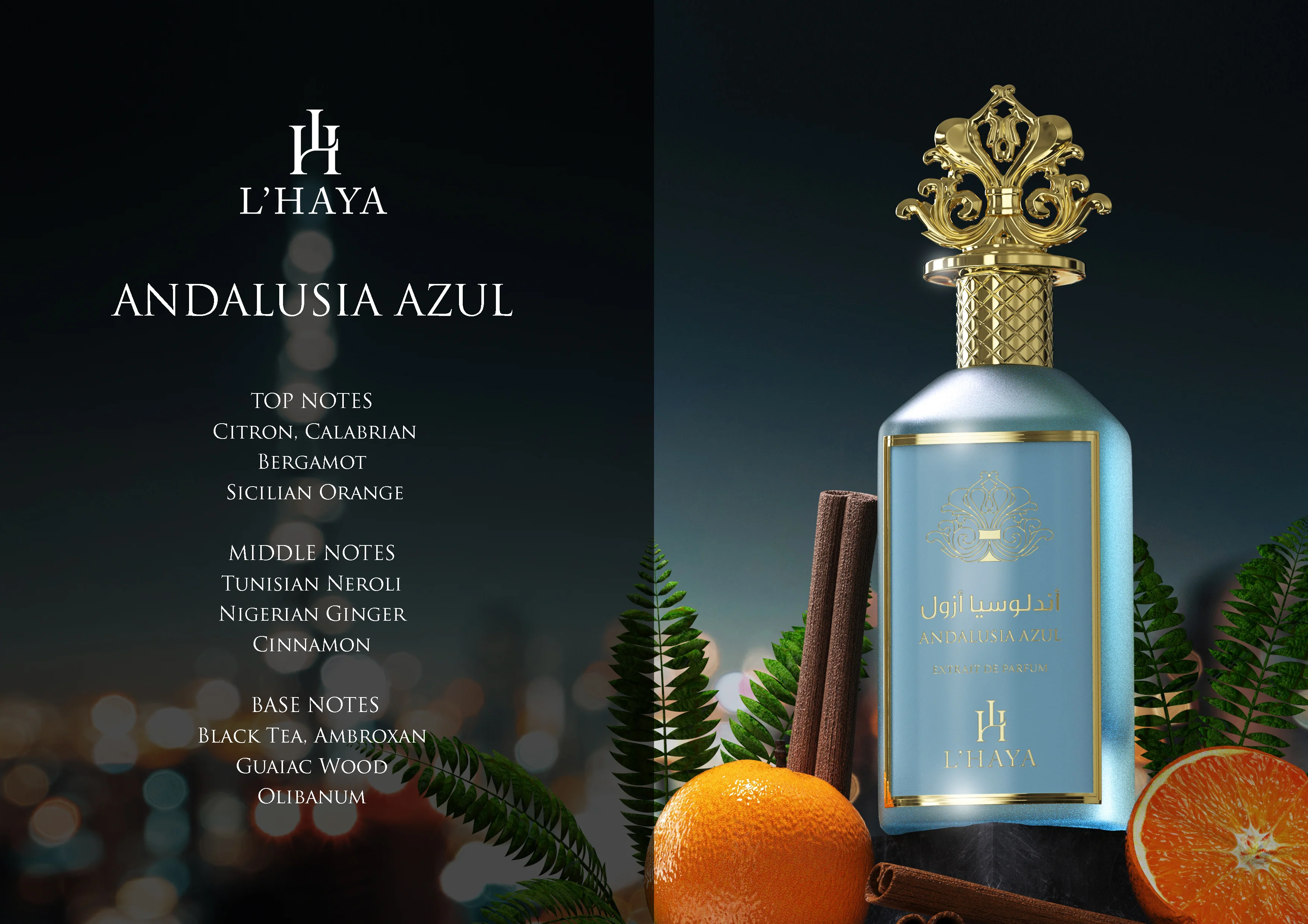 Perfume Lhaya Andalusia Azul Extrait De Parfum 100Ml Unisex - Imagination - Image 3