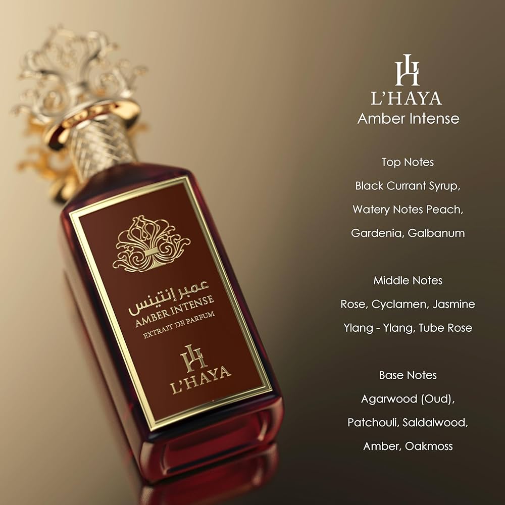 Perfume Lhaya Amber Intense Extrait De Parfum 100Ml Unisex - Image 2