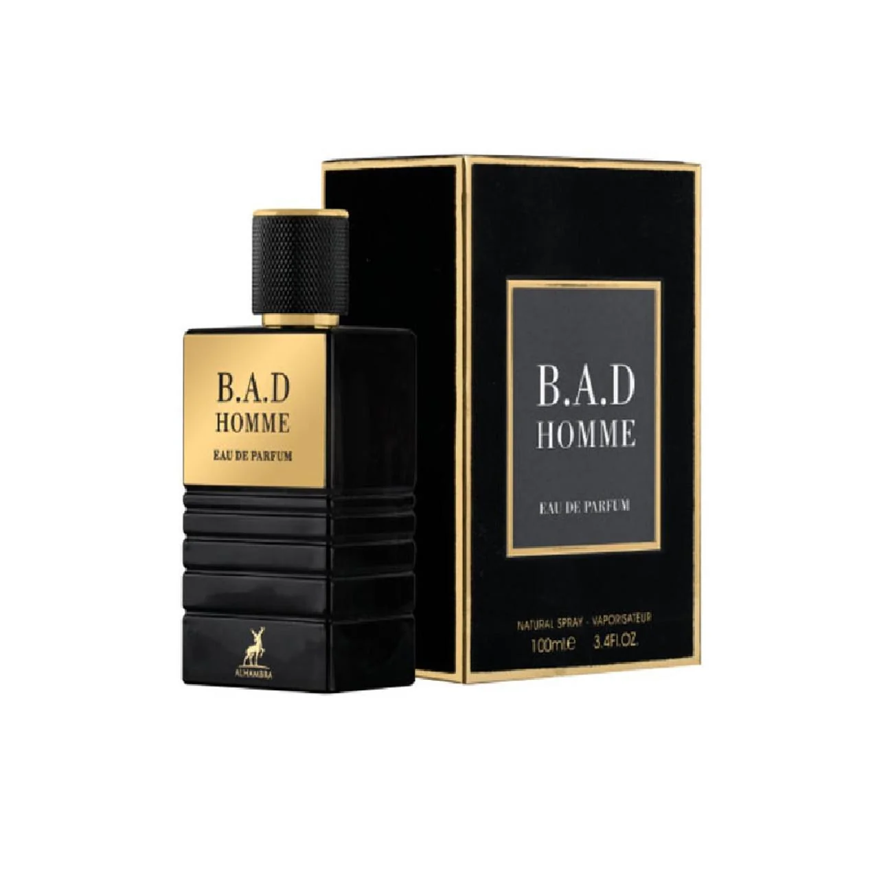 Perfume Maison Alhambra Bad Homme Edp 100Ml Hombre- Inspirado En Bad Boy De Carolina Herrera