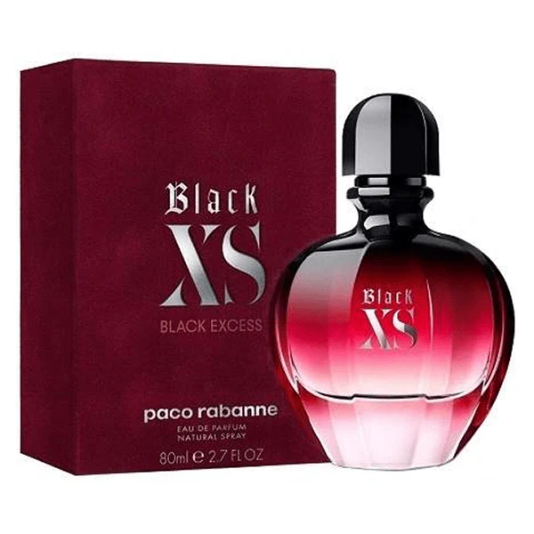 Perfume Paco Rabanne Black Excess Edp 80ml Mujer (Nuevo Xs Black)